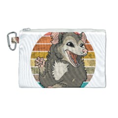 Possum - Be Urself Canvas Cosmetic Bag (large) by Valentinaart