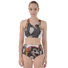 Possum  Racer Back Bikini Set by Valentinaart