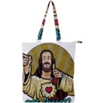 Buddy Christ Double Zip Up Tote Bag