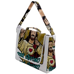 Buddy Christ Box Up Messenger Bag by Valentinaart