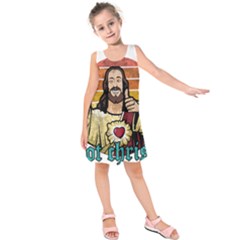 Got Christ? Kids  Sleeveless Dress by Valentinaart