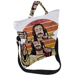 Got Christ? Fold Over Handle Tote Bag by Valentinaart