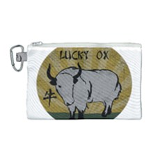 Chinese New Year ¨c Year Of The Ox Canvas Cosmetic Bag (medium) by Valentinaart