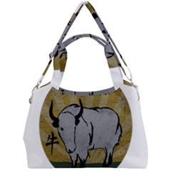 Chinese New Year ¨c Year Of The Ox Double Compartment Shoulder Bag by Valentinaart