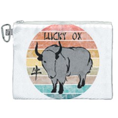 Chinese New Year ¨c Year Of The Ox Canvas Cosmetic Bag (xxl) by Valentinaart