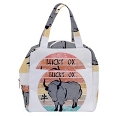 Chinese New Year ¨c Year Of The Ox Boxy Hand Bag by Valentinaart