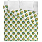 Holiday Pineapple Duvet Cover Double Side (California King Size)