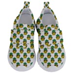 Holiday Pineapple Kids  Velcro No Lace Shoes