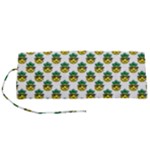 Holiday Pineapple Roll Up Canvas Pencil Holder (S)