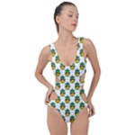Holiday Pineapple Side Cut Out Swimsuit