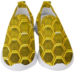 Hexagon Windows Kids  Slip On Sneakers by essentialimage