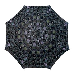 Funky Mosaic  Golf Umbrellas by MRNStudios