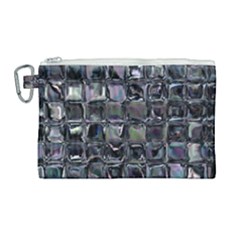 Funky Mosaic  Canvas Cosmetic Bag (large) by MRNStudios