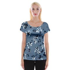 Abstract Fashion Style  Cap Sleeve Top by Sobalvarro