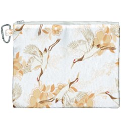 Birds And Flowers  Canvas Cosmetic Bag (xxxl) by Sobalvarro