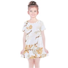 Birds And Flowers  Kids  Simple Cotton Dress by Sobalvarro
