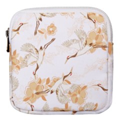 Birds And Flowers  Mini Square Pouch by Sobalvarro