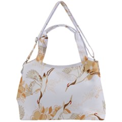 Birds And Flowers  Double Compartment Shoulder Bag by Sobalvarro