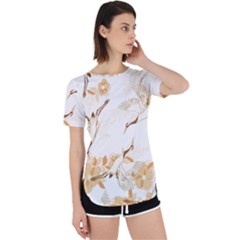 Birds And Flowers  Perpetual Short Sleeve T-shirt by Sobalvarro