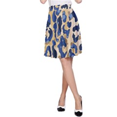 Leopard Skin  A-line Skirt by Sobalvarro