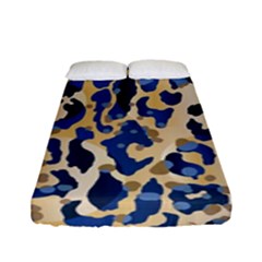 Leopard Skin  Fitted Sheet (full/ Double Size) by Sobalvarro