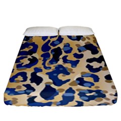 Leopard Skin  Fitted Sheet (king Size) by Sobalvarro