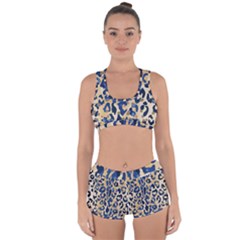 Leopard Skin  Racerback Boyleg Bikini Set by Sobalvarro