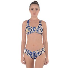 Leopard Skin  Criss Cross Bikini Set by Sobalvarro