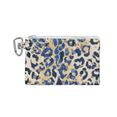 Leopard Skin  Canvas Cosmetic Bag (small) by Sobalvarro