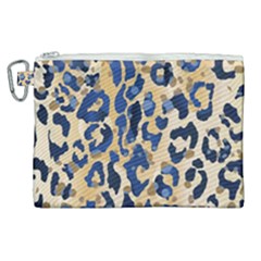 Leopard Skin  Canvas Cosmetic Bag (xl) by Sobalvarro