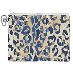 Leopard Skin  Canvas Cosmetic Bag (xxl) by Sobalvarro