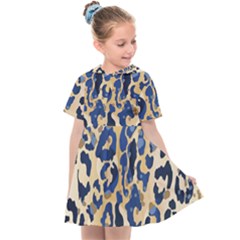 Leopard Skin  Kids  Sailor Dress by Sobalvarro