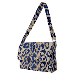 Leopard Skin  Full Print Messenger Bag (m) by Sobalvarro