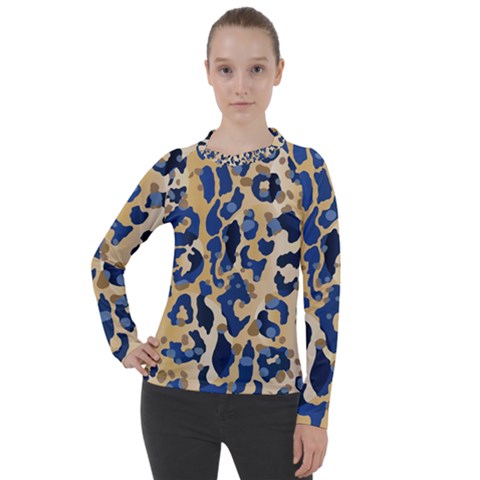 Leopard Skin  Women s Pique Long Sleeve Tee by Sobalvarro