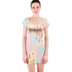 Girly Short Sleeve Bodycon Dress by Sobalvarro