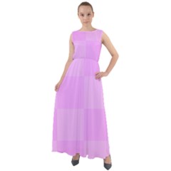 Pink Gingham Check Squares Chiffon Mesh Boho Maxi Dress by yoursparklingshop