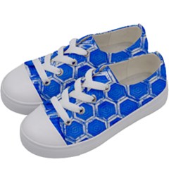 Hexagon Windows Kids  Low Top Canvas Sneakers by essentialimage