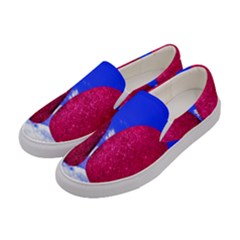 Two Hearts Women s Canvas Slip Ons by essentialimage