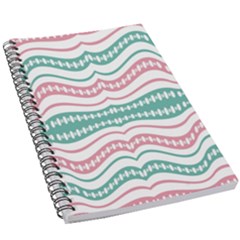 Waving Lines Vivid Pattern 5 5  X 8 5  Notebook by dflcprintsclothing
