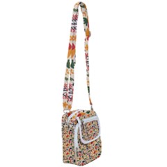 Garden Of Love Shoulder Strap Belt Bag by designsbymallika
