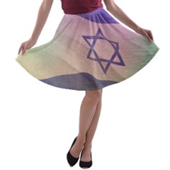 Israel A-line Skater Skirt