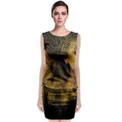 Surreal Steampunk Queen From Fonebook Classic Sleeveless Midi Dress by 2853937