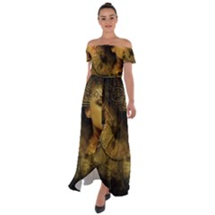 Surreal Steampunk Queen From Fonebook Off Shoulder Open Front Chiffon Dress by 2853937