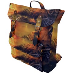 Tiger King In A Fantastic Landscape From Fonebook Buckle Up Backpack by 2853937