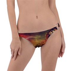 Tiger King In A Fantastic Landscape From Fonebook Ring Detail Bikini Bottom by 2853937