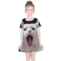 Wow Kitty Cat From Fonebook Kids  Simple Cotton Dress by 2853937
