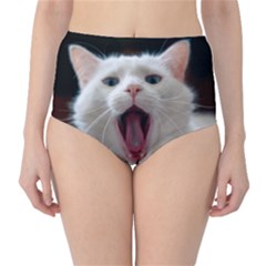 Wow Kitty Cat From Fonebook Classic High-waist Bikini Bottoms by 2853937