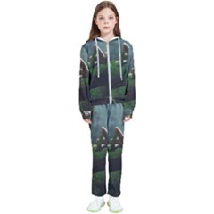 Wooden Child Resting On A Tree From Fonebook Kids  Tracksuit by 2853937