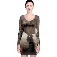 Lord Of The Dragons From Fonebook Long Sleeve Bodycon Dress by 2853937