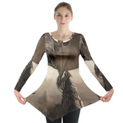 Lord Of The Dragons From Fonebook Long Sleeve Tunic  by 2853937